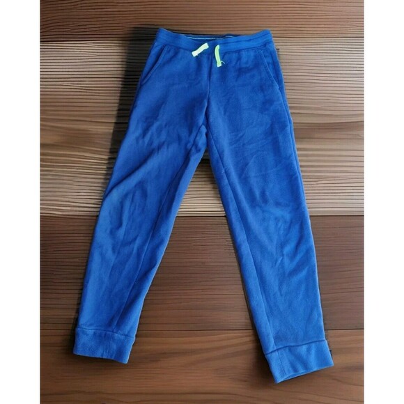 Tek Gear DRYTEC Boys Track Pants L 14/16 Blue Green Pockets  Elastic Waistline - Picture 1 of 6